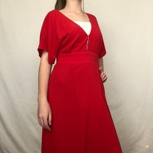 Red Maxi Dress